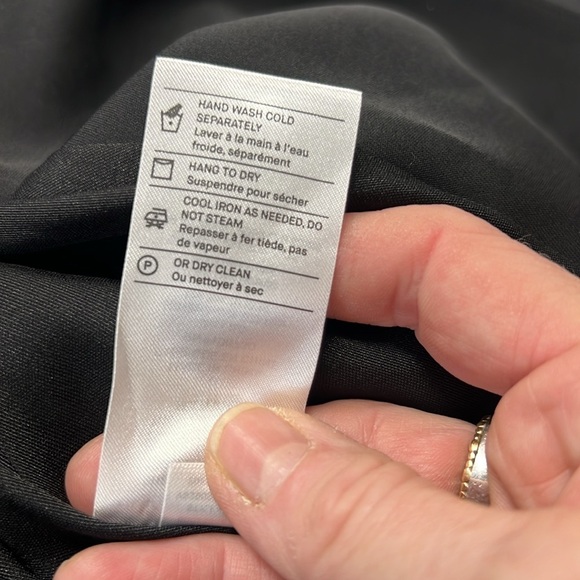 Vince Black Crepe Double Breasted Blazer Size 8 - Picture 14 of 16